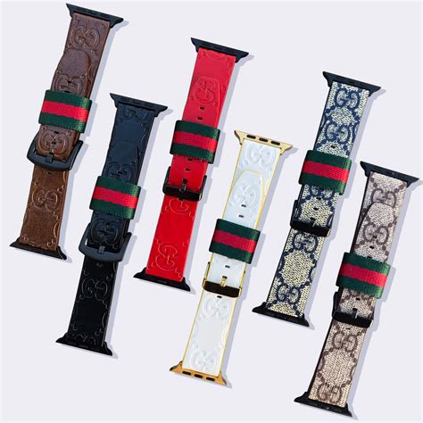 apple watch ultra gucci strap|luxury apple watch bands gucci.